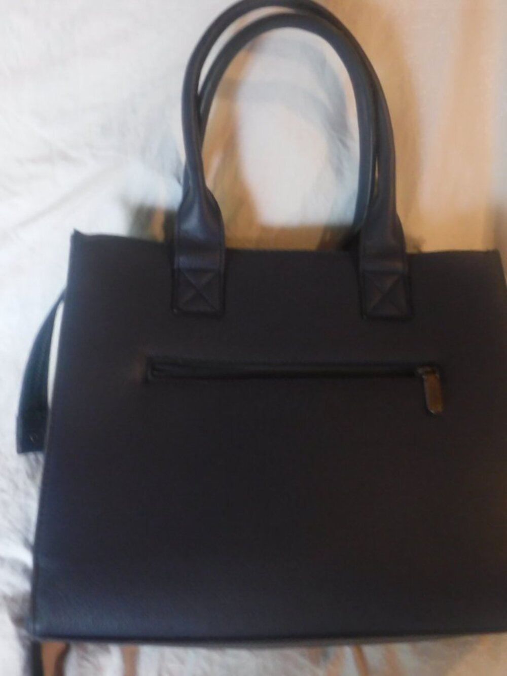 Wrangler Womens Shoulder tote Faux Leather Purse Blue Pre Owned - Picture 13 of 15